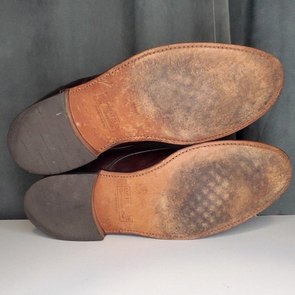 Stafford Comfort Plus Vintage Cap Toe Oxblood Burgundy Dress Shoes Mens 12 EEE/E - Picture 6 of 9